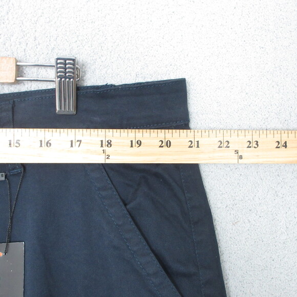 HAWKS BAY Mens Chino Shorts Size 40 Dark Blue Flex Cotton Stretch Casual - Picture 3 of 13
